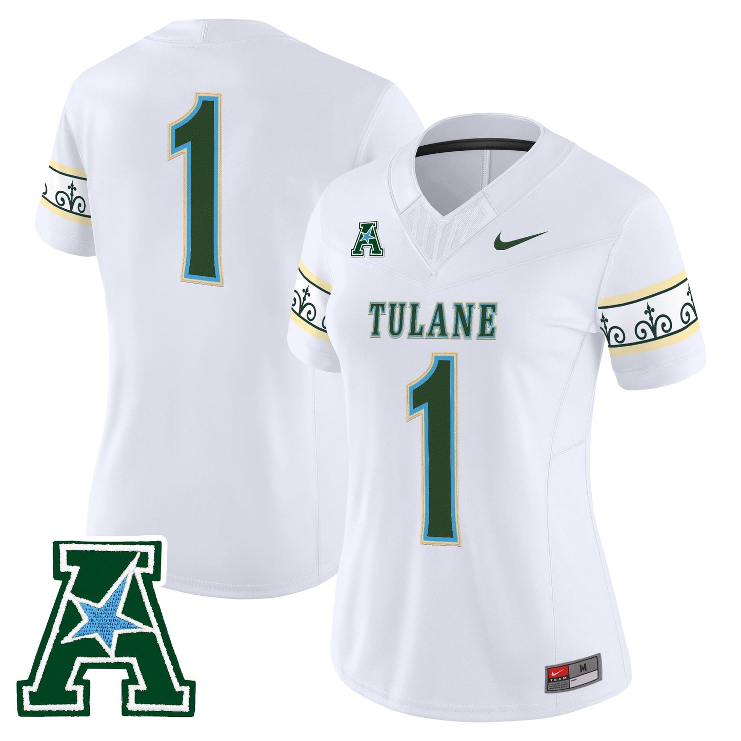 Women's Tulane Green Wave 2025 'City Edition' Vapor Limited Jersey - All Stitched