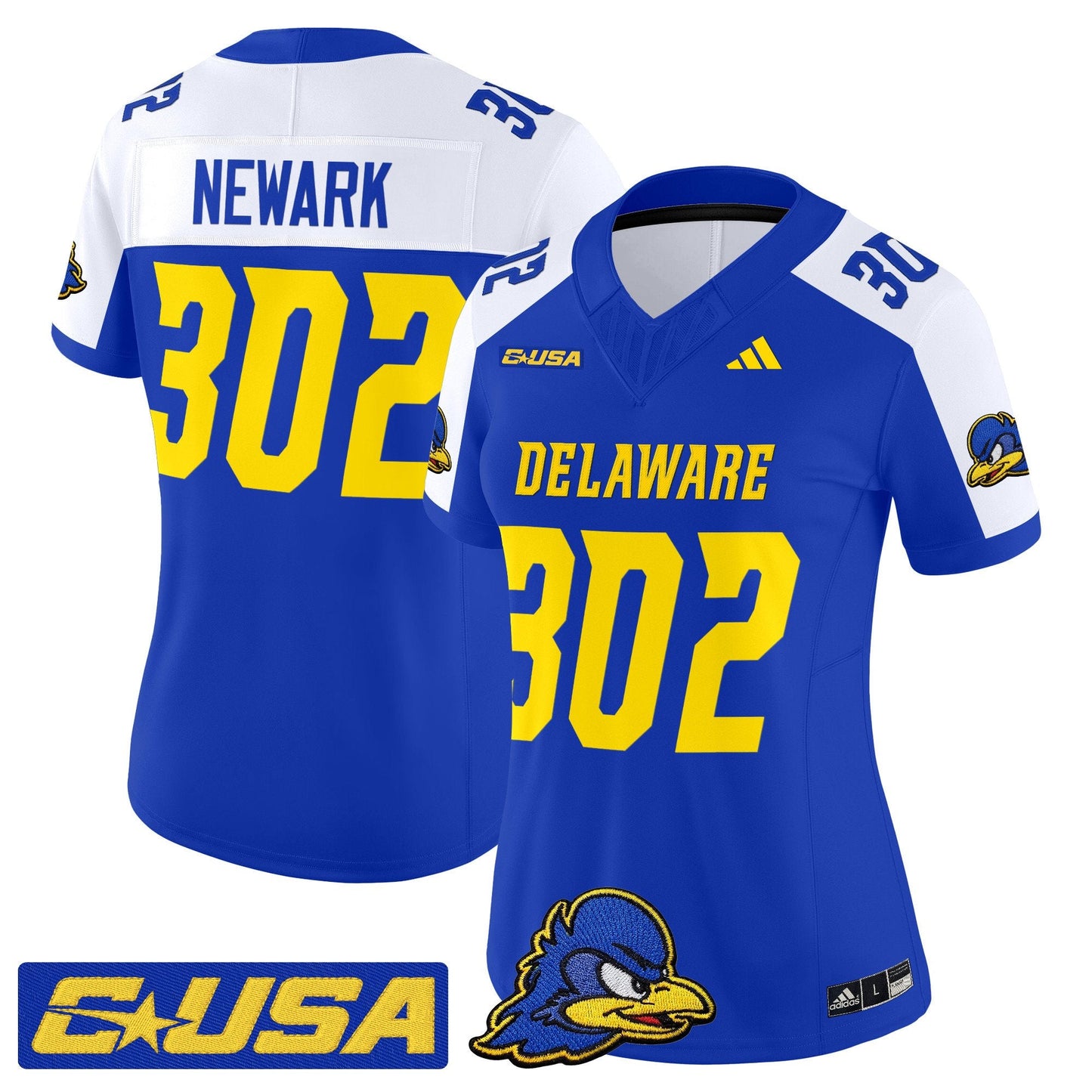 Women's Delaware Blue Hens 2025 Vapor Limited Jersey - All Stitched