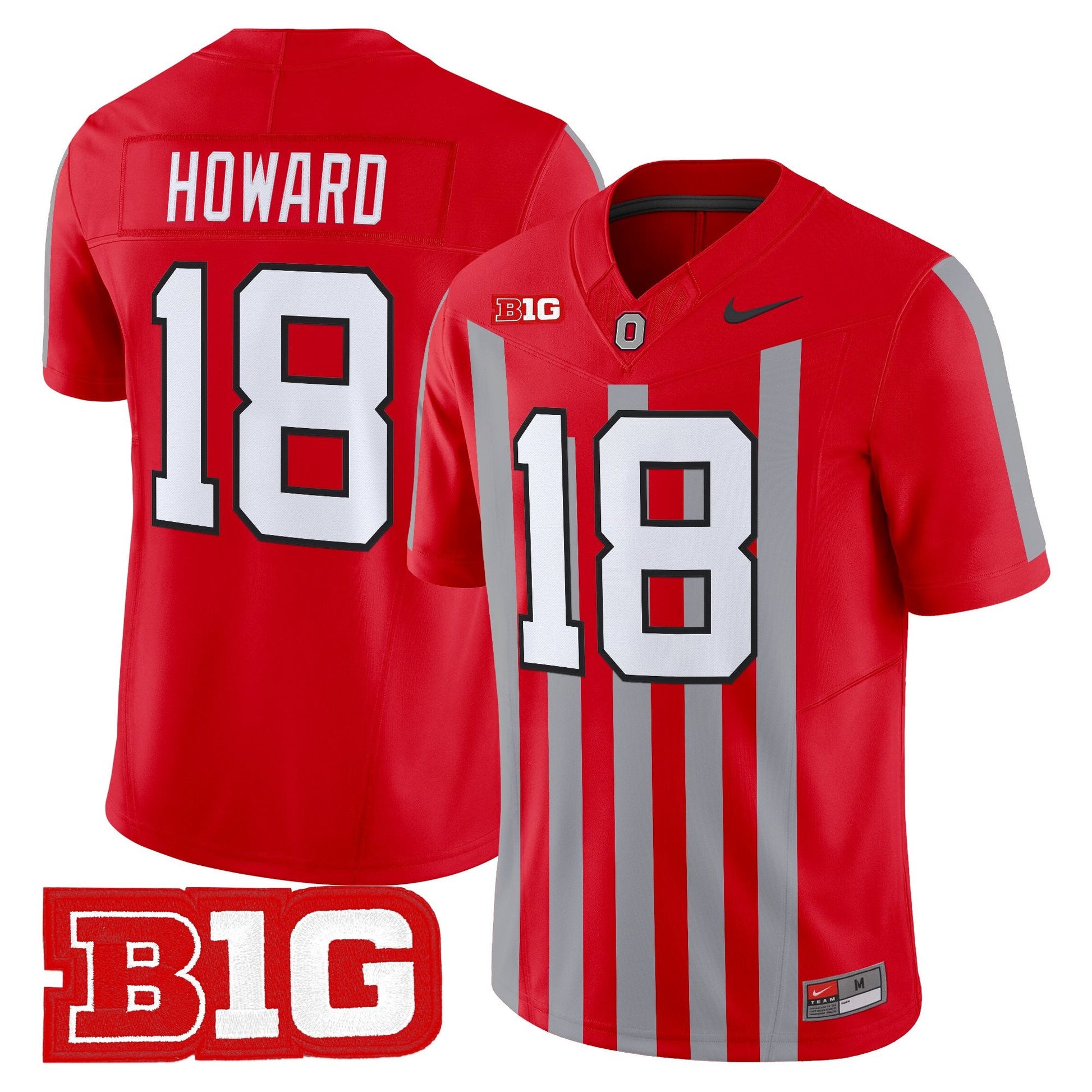 Men's Ohio State Buckeyes Throwback Vapor Limited Jersey - All Stitched
