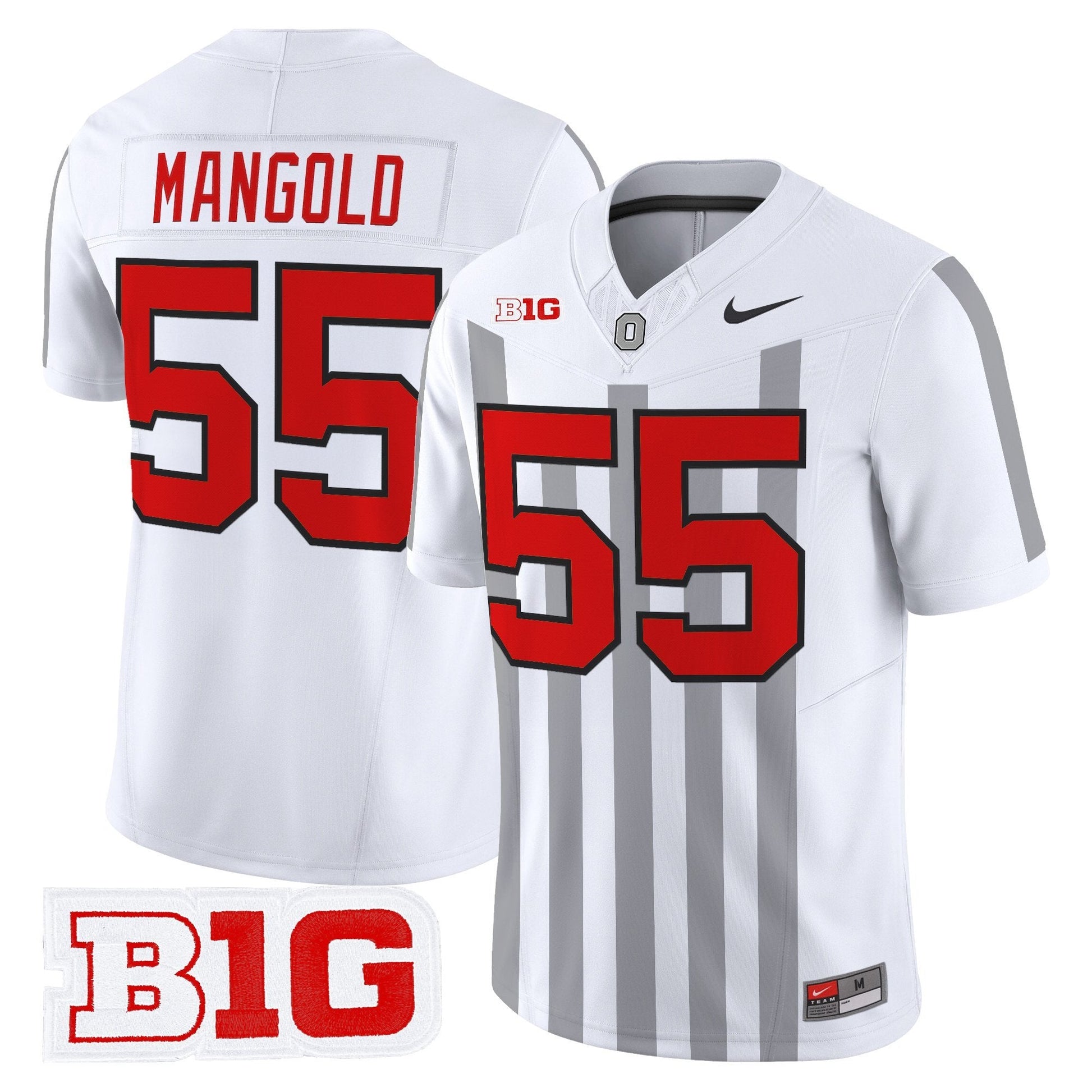 Men's Ohio State Buckeyes Throwback Vapor Limited Jersey - All Stitched