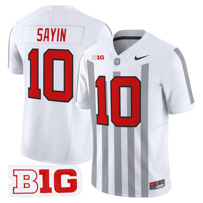 Men's Ohio State Buckeyes Throwback Vapor Limited Jersey - All Stitched