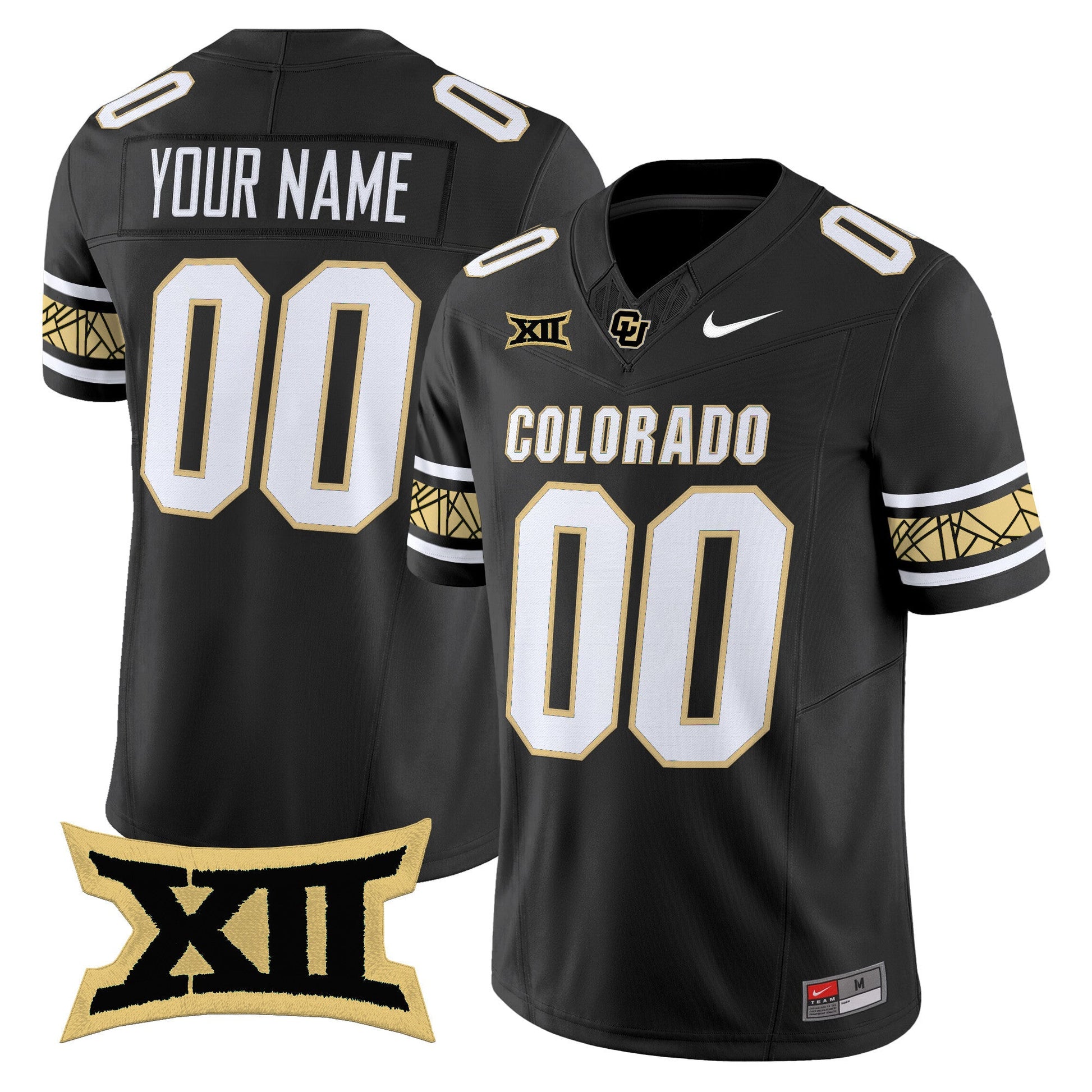 Colorado Buffaloes 2025 Vapor Limited Custom Jersey V2 - All Stitched