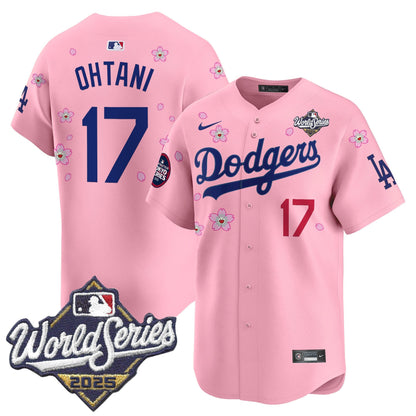 Men's Dodgers 2025 World Series x Tokyo Series Vapor Premier Limited Jersey V2 - All Stitched