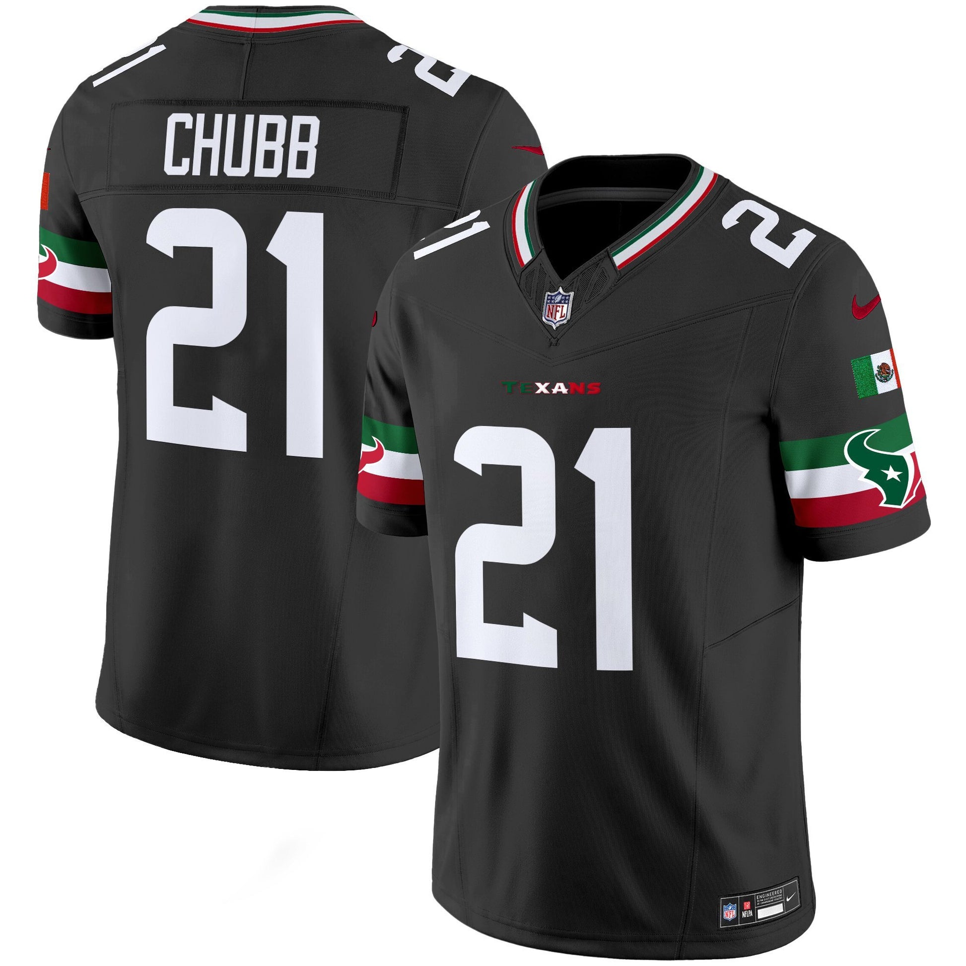 Men's Houston Texans Mexico Vapor Limited Jersey - All Stitched