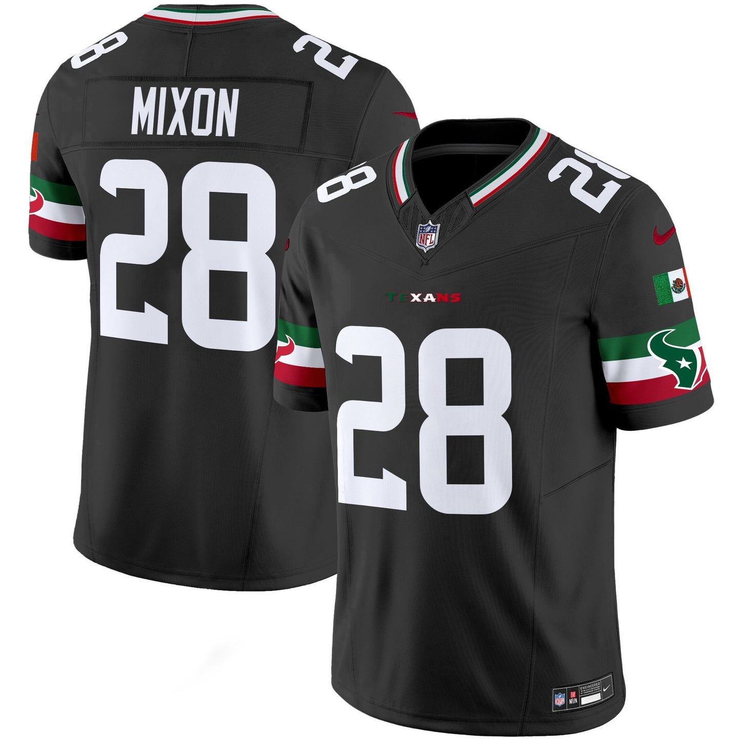 Men's Houston Texans Mexico Vapor Limited Jersey - All Stitched