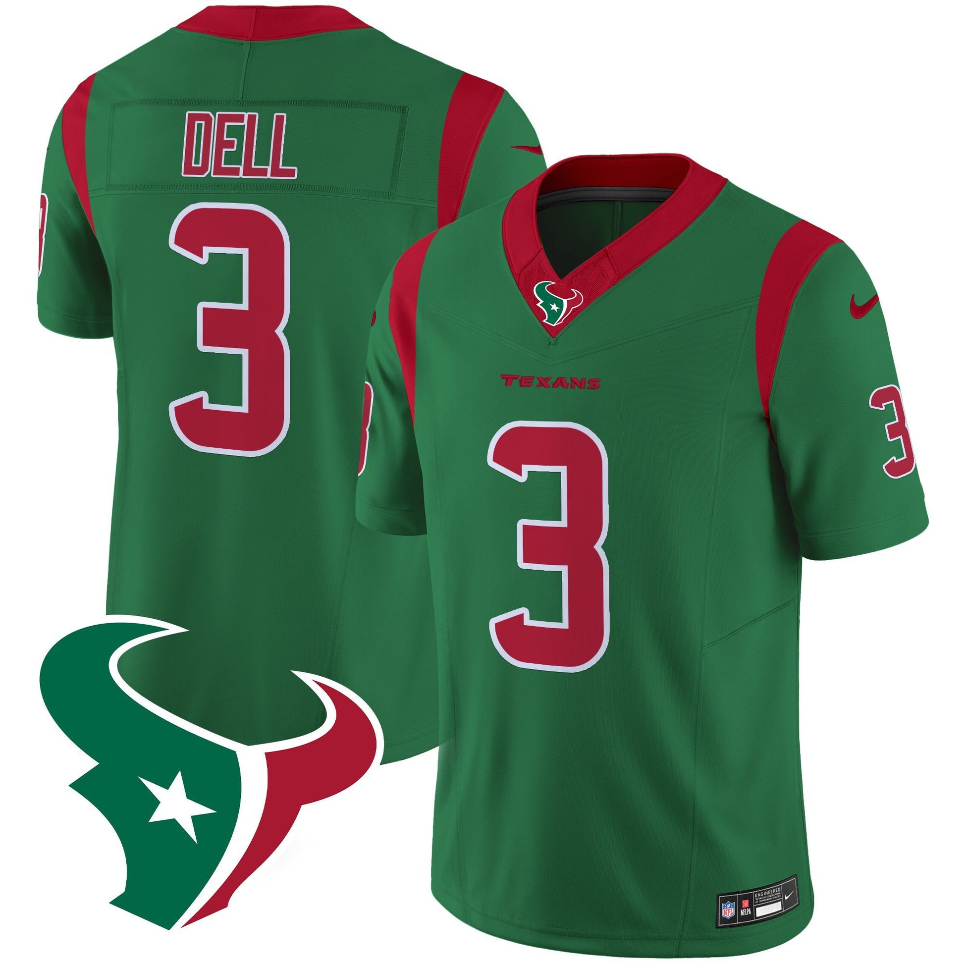 Men's Houston Texans Mexico Vapor Limited Jersey - All Stitched