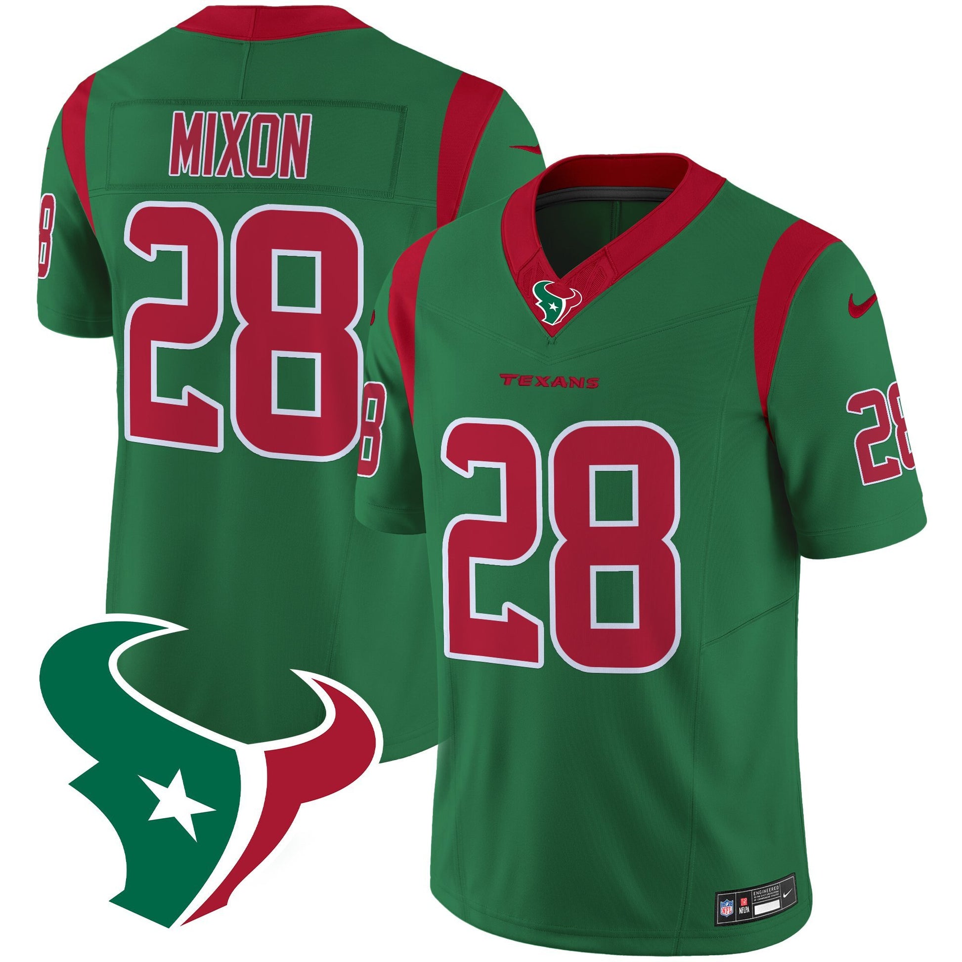 Men's Houston Texans Mexico Vapor Limited Jersey - All Stitched