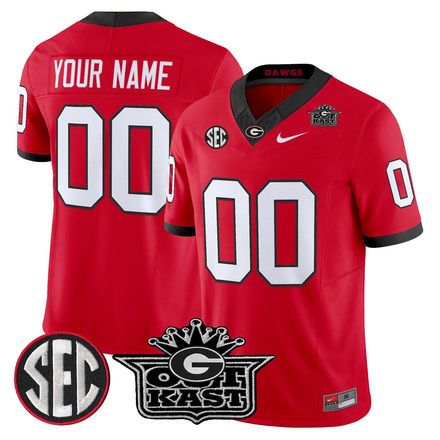 Outkast x Georgia Bulldogs Vapor Limited Custom Jersey - All stitched