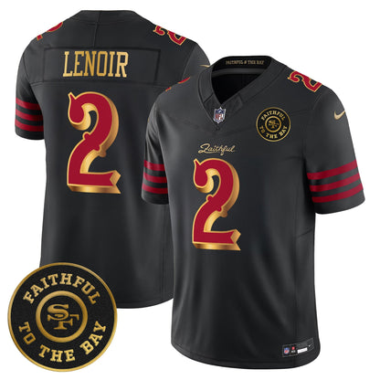 Men's 49ers “Rivalries” Vapor Limited Jersey - Faithful To The Bay Patch - All Stitched