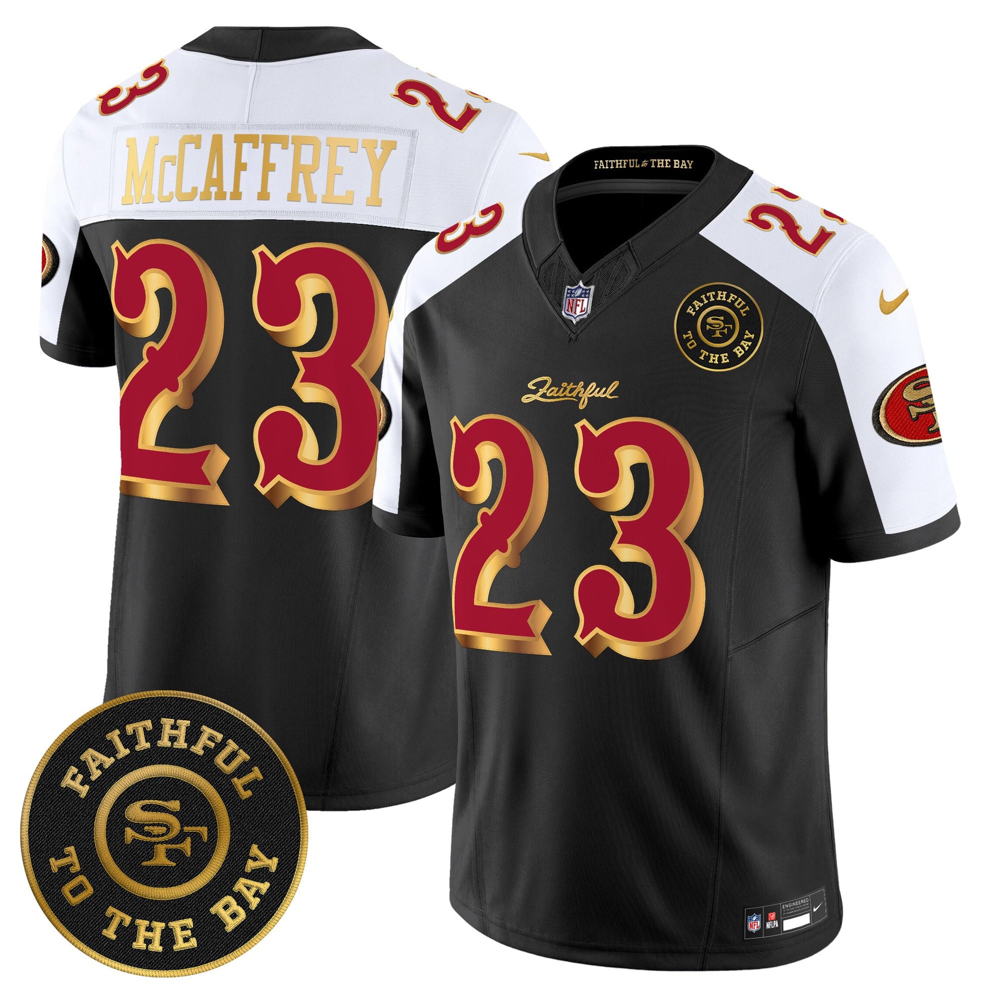 Men's 49ers “Rivalries” Vapor Limited Jersey - Faithful To The Bay Patch - All Stitched