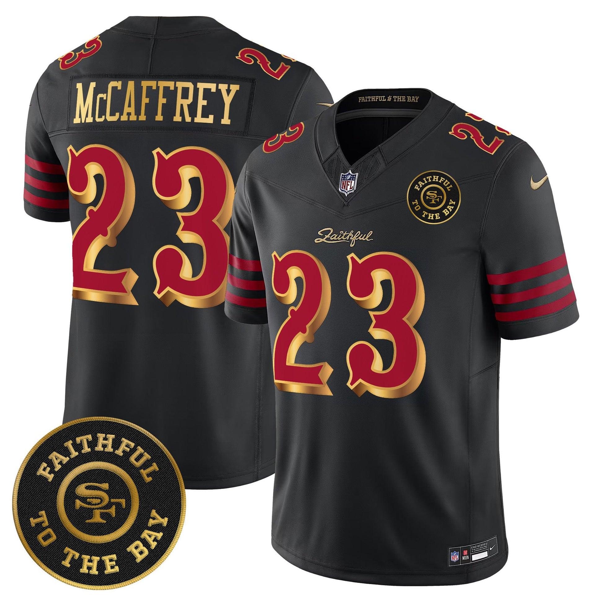 Men's 49ers “Rivalries” Vapor Limited Jersey - Faithful To The Bay Patch - All Stitched