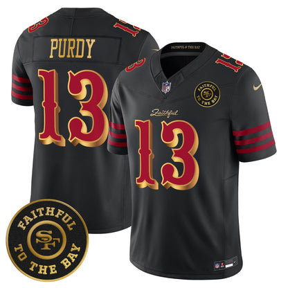 Men's 49ers “Rivalries” Vapor Limited Jersey - Faithful To The Bay Patch - All Stitched