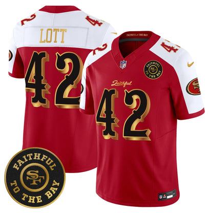 Men's 49ers “Rivalries” Vapor Limited Jersey - Faithful To The Bay Patch - All Stitched