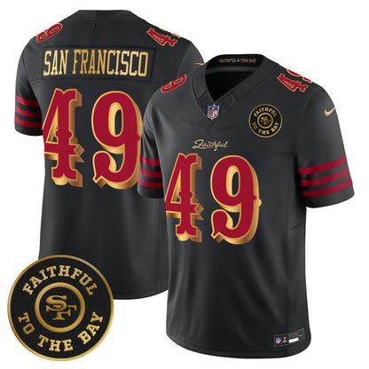 Men's 49ers “Rivalries” Vapor Limited Jersey - Faithful To The Bay Patch - All Stitched