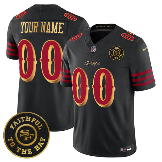 49ers “Rivalries” Vapor Limited Custom Jersey - Faithful To The Bay Patch - All Stitched