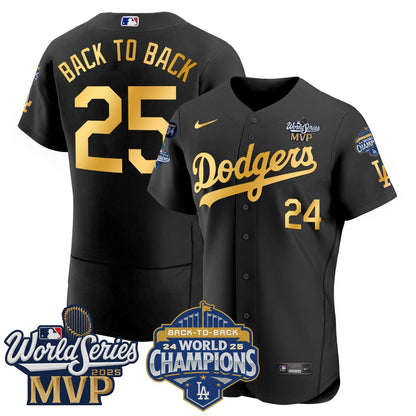 Back To Back Dodgers Jersey - All Stitched