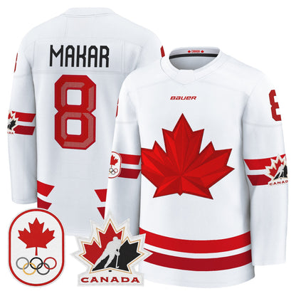 Men's 2026 Canada Olympic Premium Hockey Jersey - All Stitched