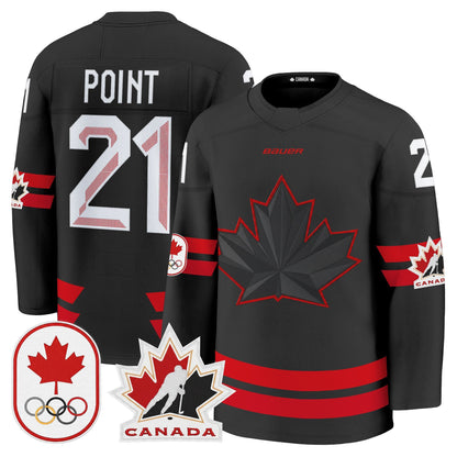 Men's 2026 Canada Olympic Premium Hockey Jersey - All Stitched