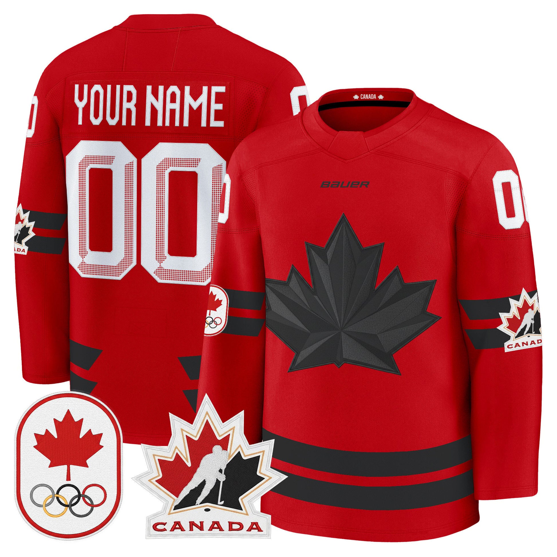 2026 Canada Olympic Premium Custom Hockey Jersey - All Stitched