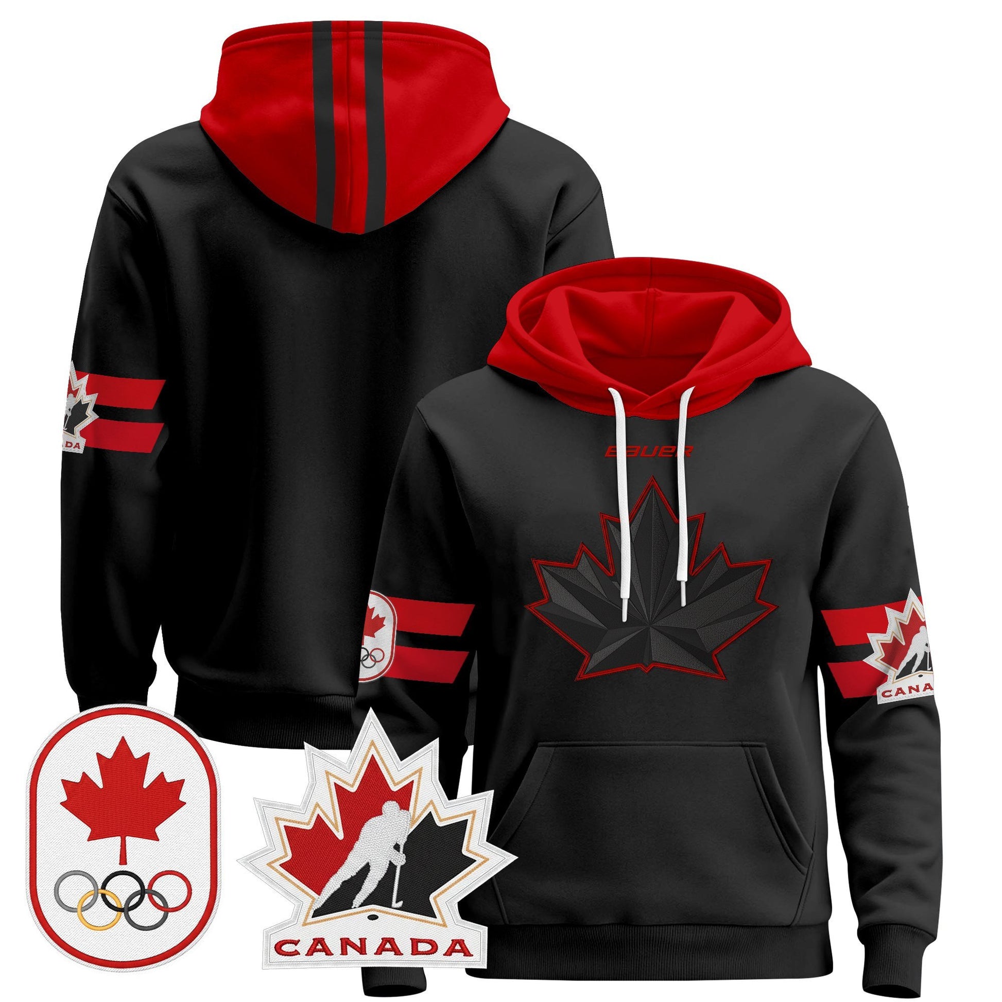 Men's 2026 Canada Olympic Pullover Hoodie - All Stitched