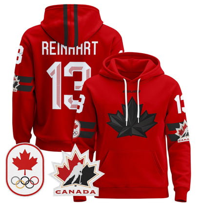 Men's 2026 Canada Olympic Pullover Hoodie - All Stitched