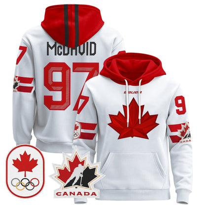 Men's 2026 Canada Olympic Pullover Hoodie - All Stitched