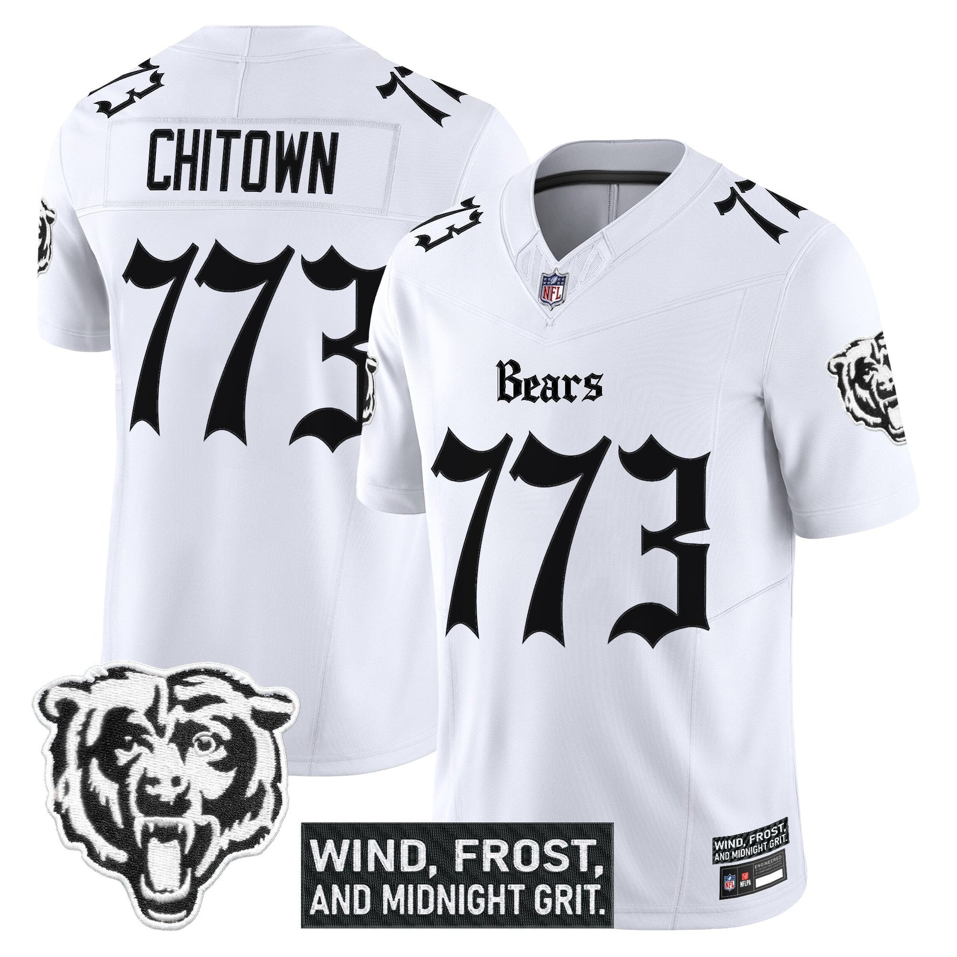 Men's Chicago Bears 'Gothic Midway Legacy' Vapor Limited Jersey - All Stitched