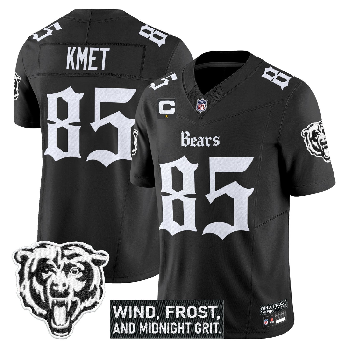 Men's Chicago Bears 'Gothic Midway Legacy' Vapor Limited Jersey - All Stitched