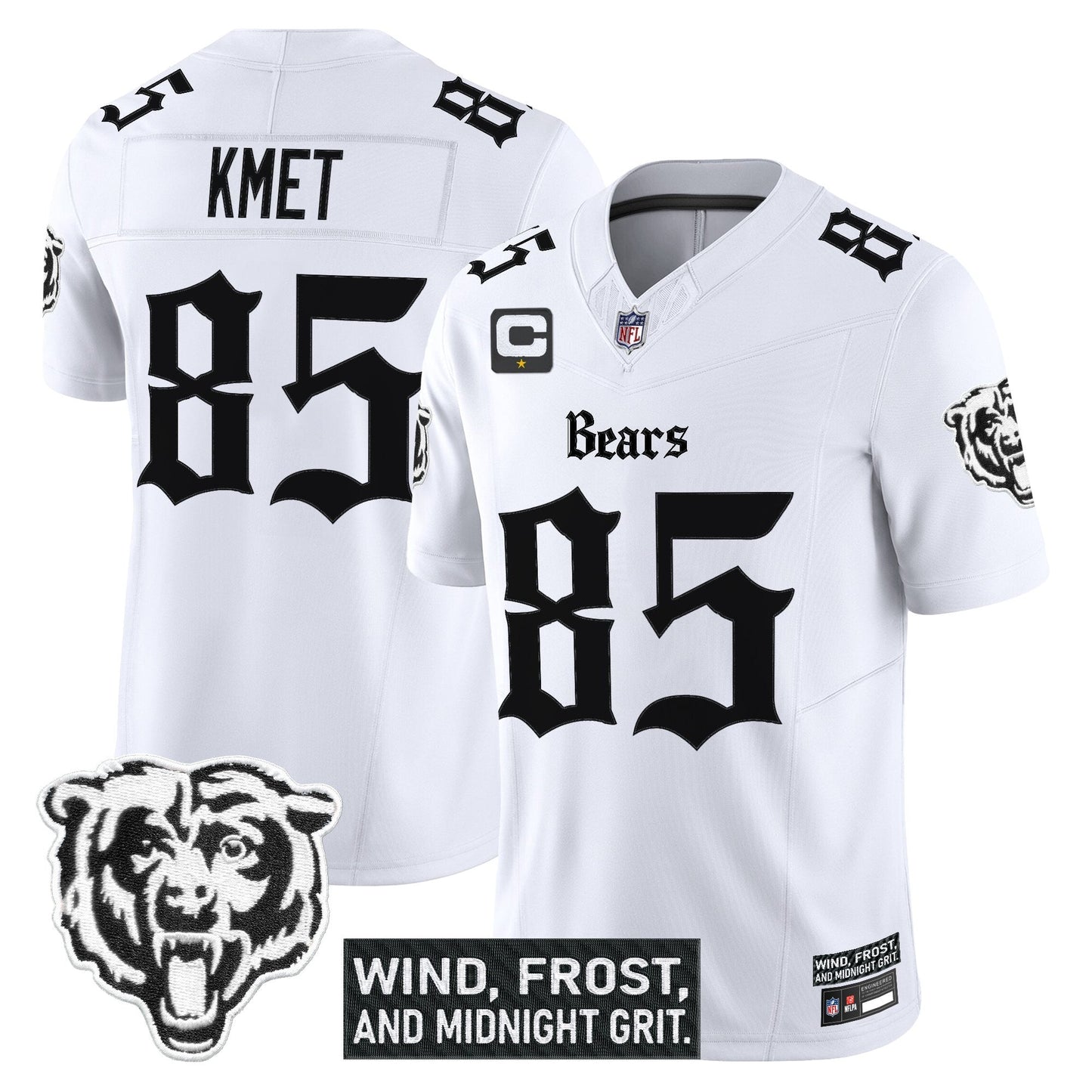 Men's Chicago Bears 'Gothic Midway Legacy' Vapor Limited Jersey - All Stitched