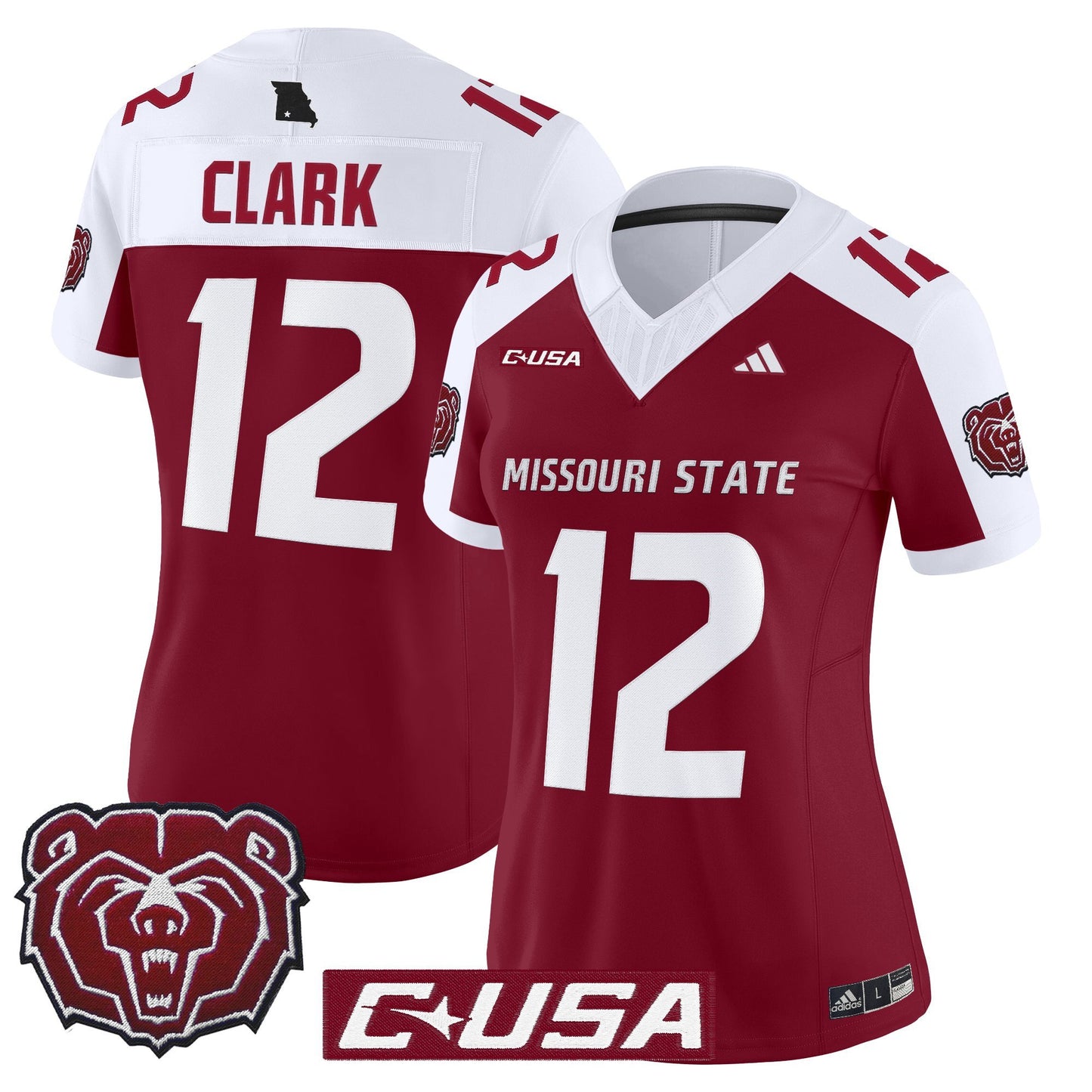 Women's Missouri State Bears 2025 Vapor Limited Jersey - All Stitched