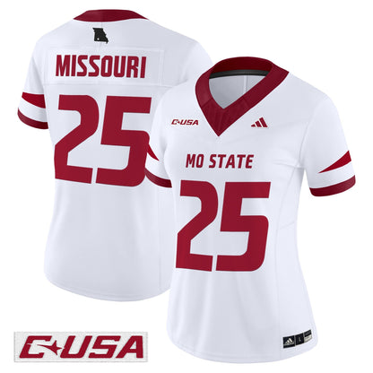 Women's Missouri State Bears 2025 Vapor Limited Jersey - All Stitched