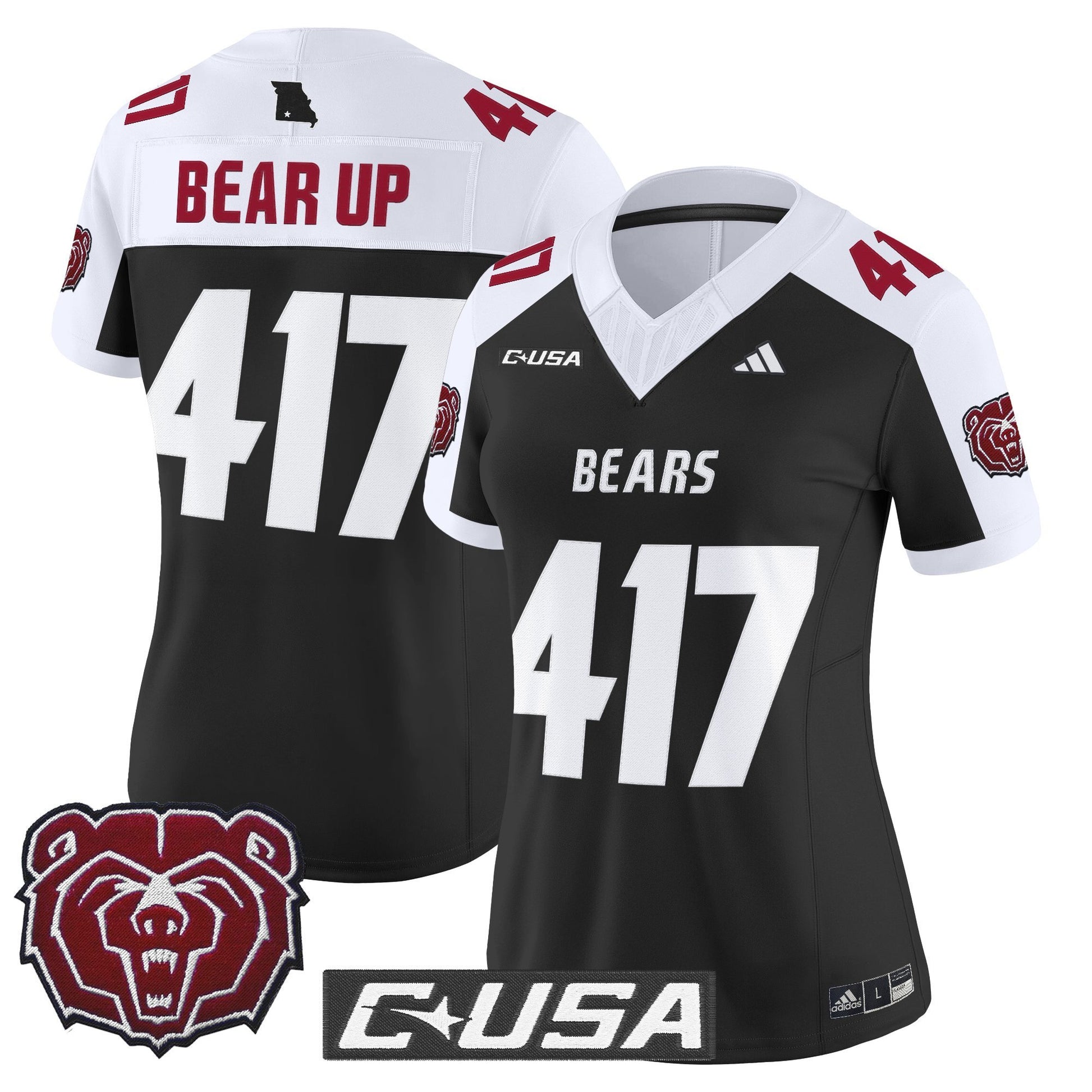 Women's Missouri State Bears 2025 Vapor Limited Jersey - All Stitched