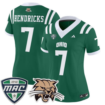 Women's Ohio Bobcats 2025 Vapor Limited Jersey - All Stitched