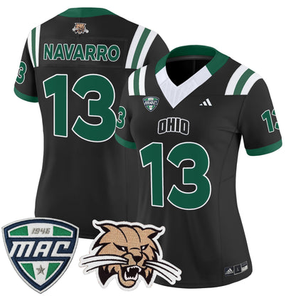 Women's Ohio Bobcats 2025 Vapor Limited Jersey - All Stitched