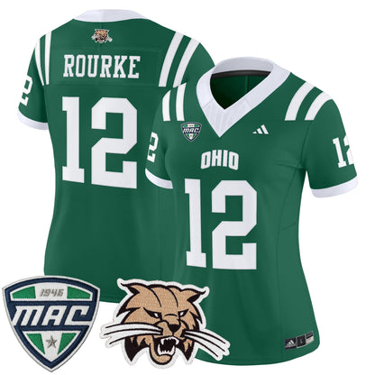 Women's Ohio Bobcats 2025 Vapor Limited Jersey - All Stitched