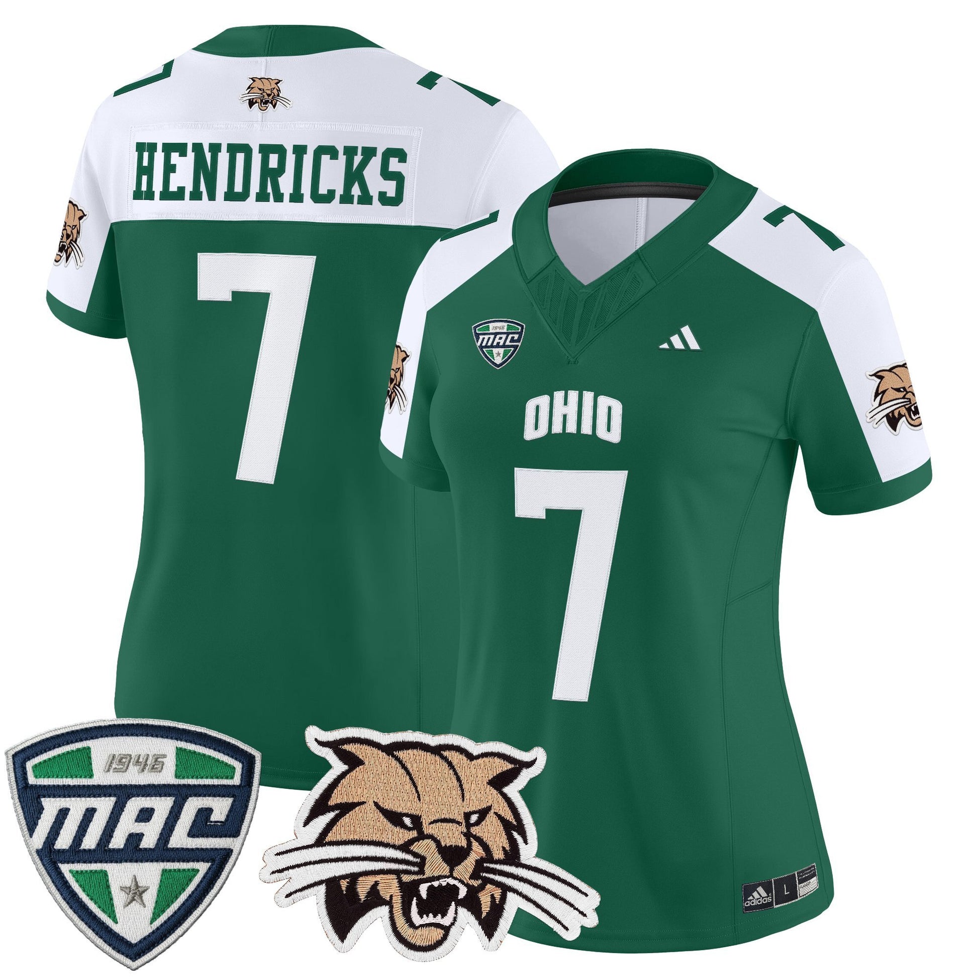 Women's Ohio Bobcats 2025 Vapor Limited Jersey - All Stitched