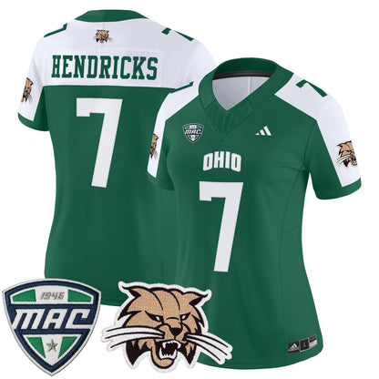 Women's Ohio Bobcats 2025 Vapor Limited Jersey - All Stitched