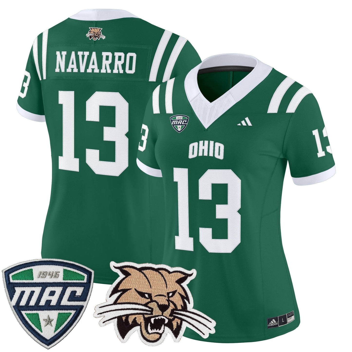 Women's Ohio Bobcats 2025 Vapor Limited Jersey - All Stitched