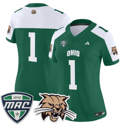 Women's Ohio Bobcats 2025 Vapor Limited Jersey - All Stitched