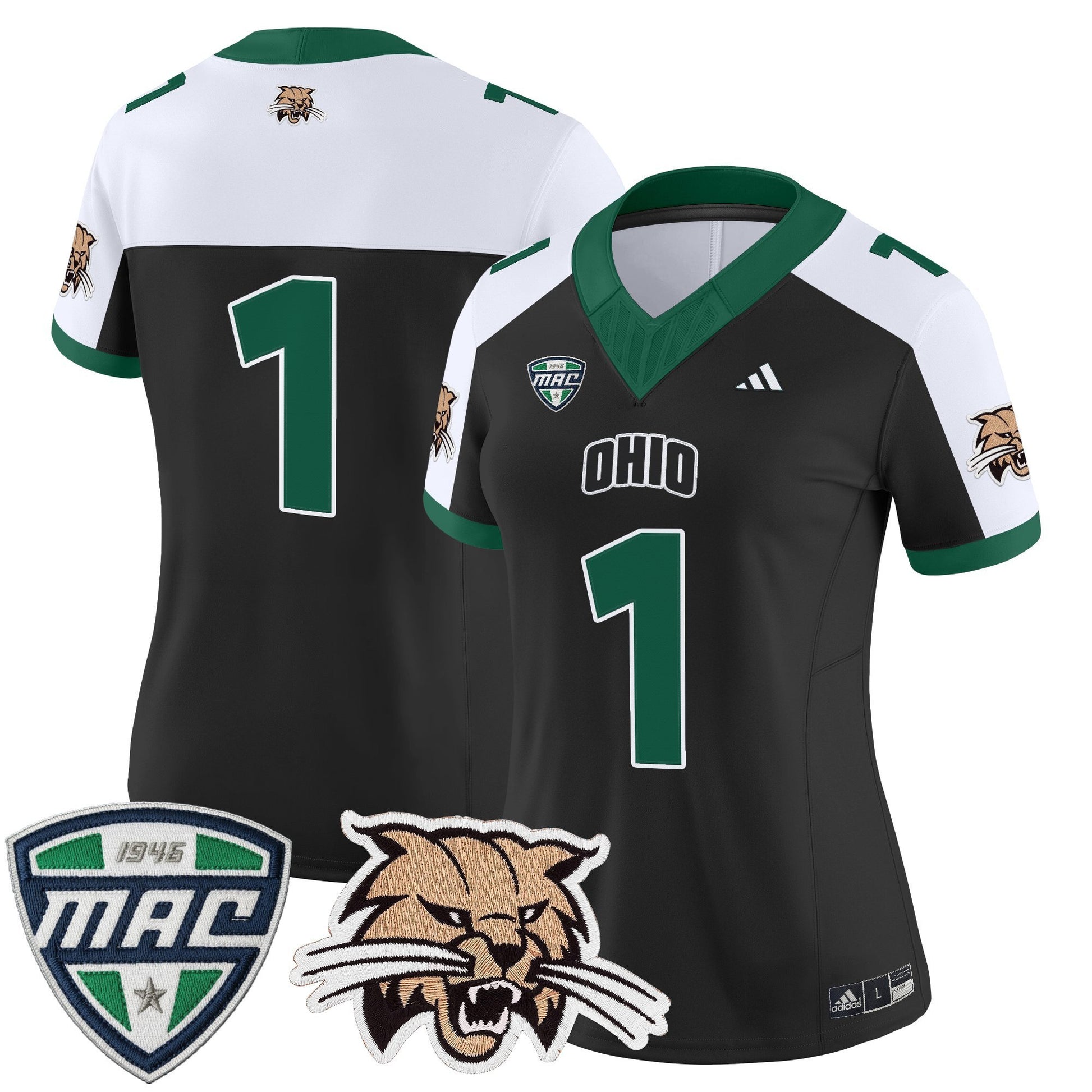 Women's Ohio Bobcats 2025 Vapor Limited Jersey - All Stitched