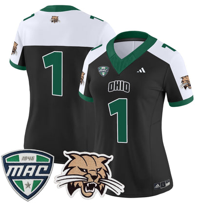 Women's Ohio Bobcats 2025 Vapor Limited Jersey - All Stitched
