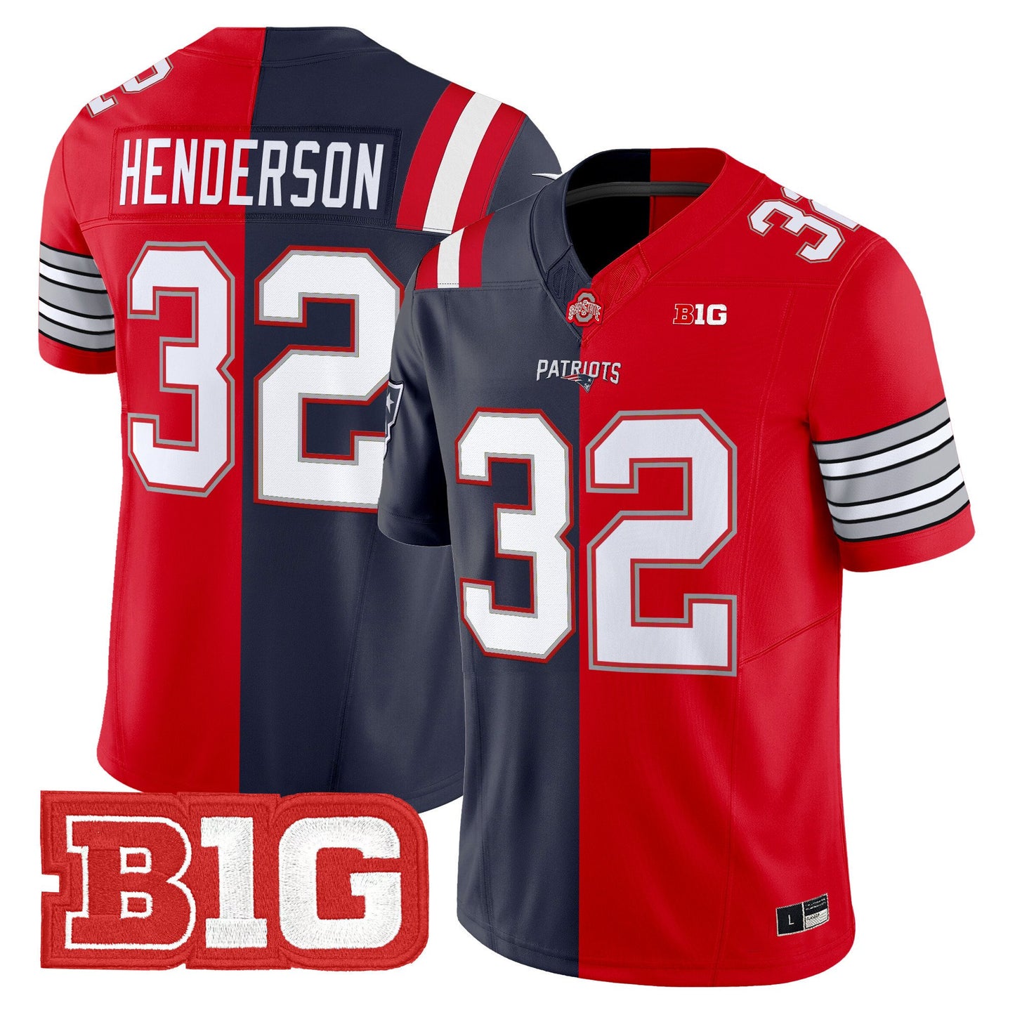 #32 TreVeyon Henderson Split Vapor Limited Jersey - All Stitched