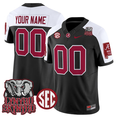 Alabama Crimson Tide x Lynyrd Skynyrd Vapor Limited Custom Jersey - Alabama Map - All Stitched