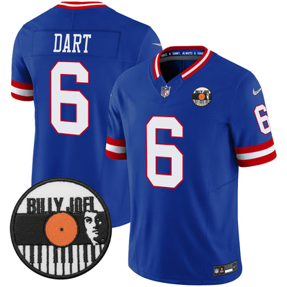 Men's Billy Joel × New York Giants Vapor Limited Jersey - All stitched