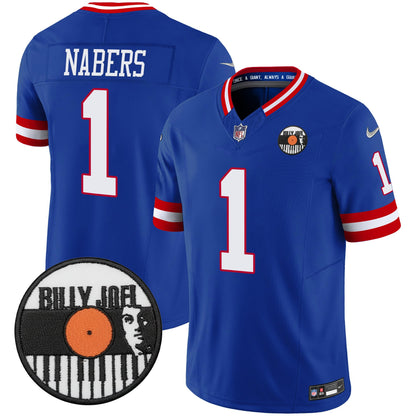 Men's Billy Joel × New York Giants Vapor Limited Jersey - All stitched