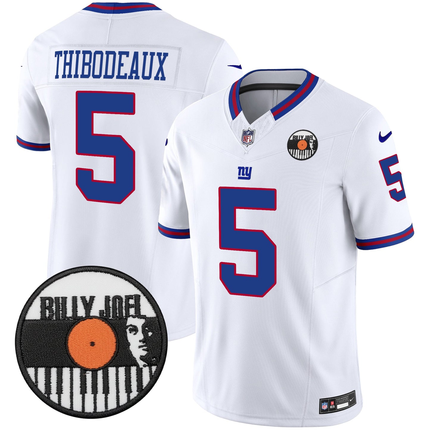 Men's Billy Joel × New York Giants Vapor Limited Jersey - All stitched