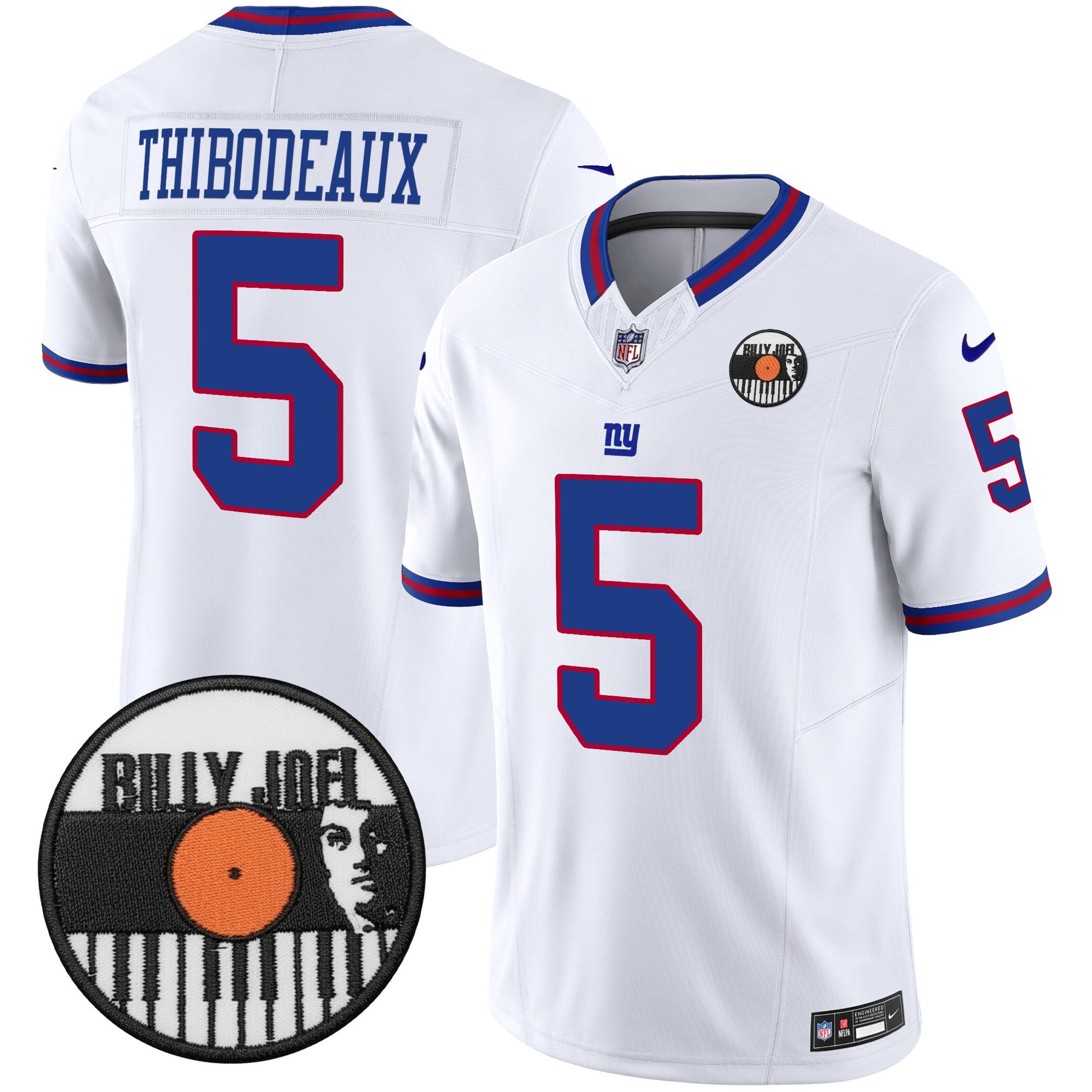 Men's Billy Joel × New York Giants Vapor Limited Jersey - All stitched