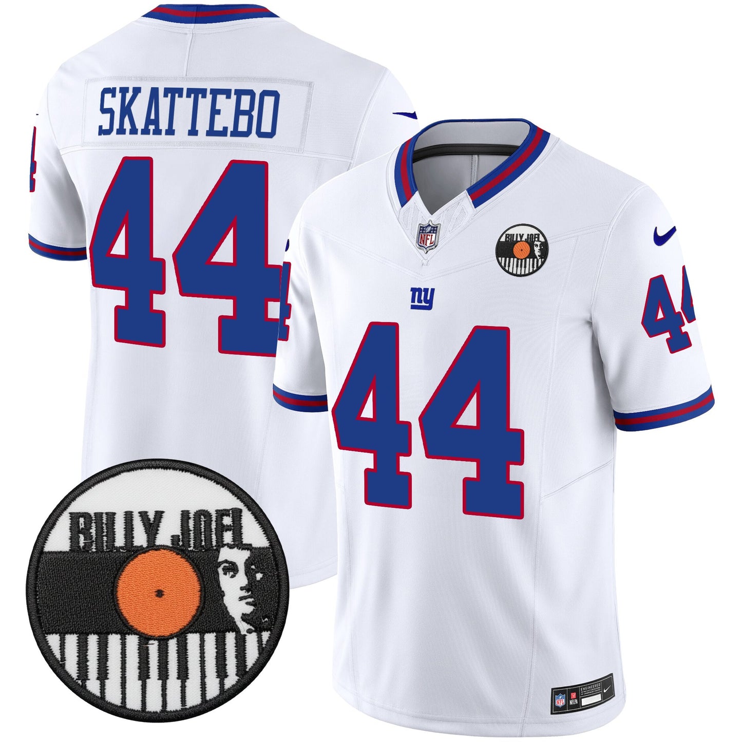 Men's Billy Joel × New York Giants Vapor Limited Jersey - All stitched