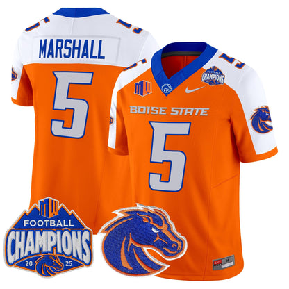 Men's Boise State Broncos 2025 Mountain West Football Champions Vapor Limited Jersey - All Stitched