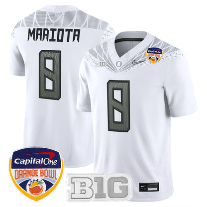 Men's Oregon Ducks 2026 Orange Bowl Vapor Limited Jersey - All Stitched